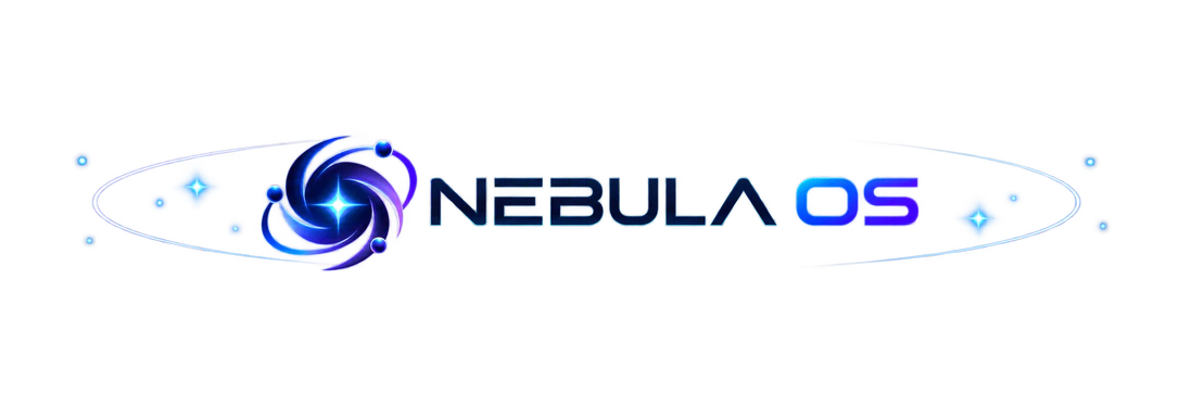 Nebula OS logo, the operating system behind OrionAlerts